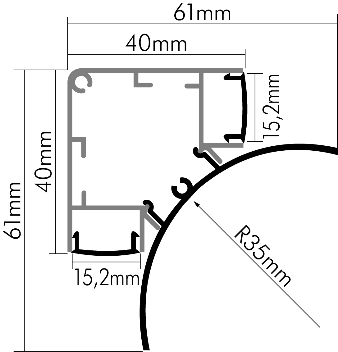 Maßzeichnung